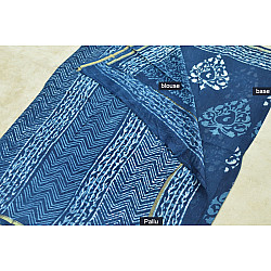 Chandni ✲ Handwoven Chanderi . Batik Saree ✲ 10