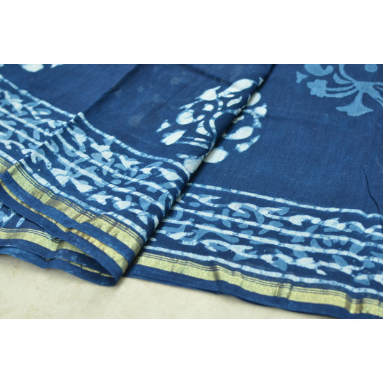 Chandni ✲ Handwoven Chanderi . Batik Saree ✲ 10