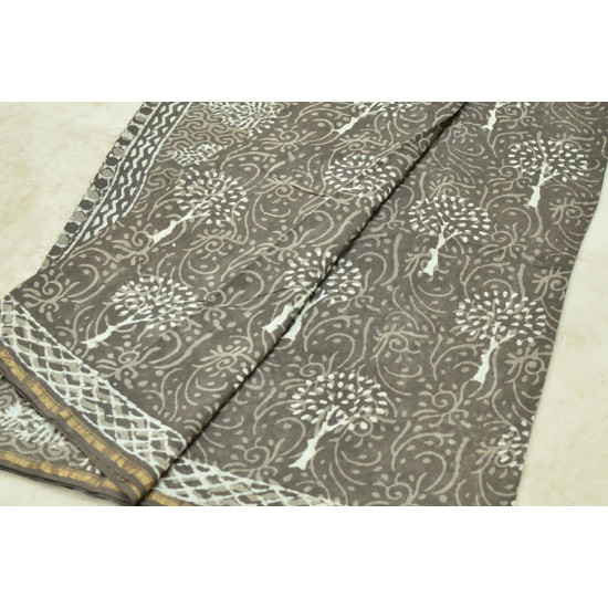 Chandni ✲ Handwoven Chanderi . Batik Saree ✲ 4