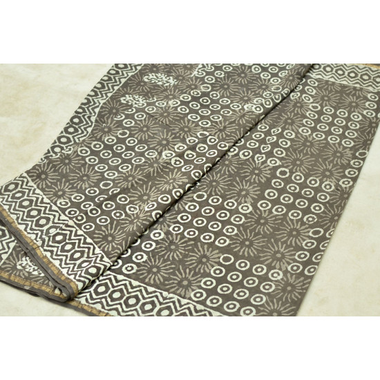 Chandni ✲ Handwoven Chanderi . Batik Saree ✲ 5