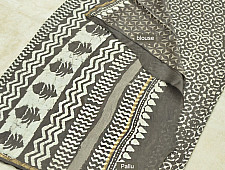 Chandni ✲ Handwoven Chanderi . Batik Saree ✲ 6