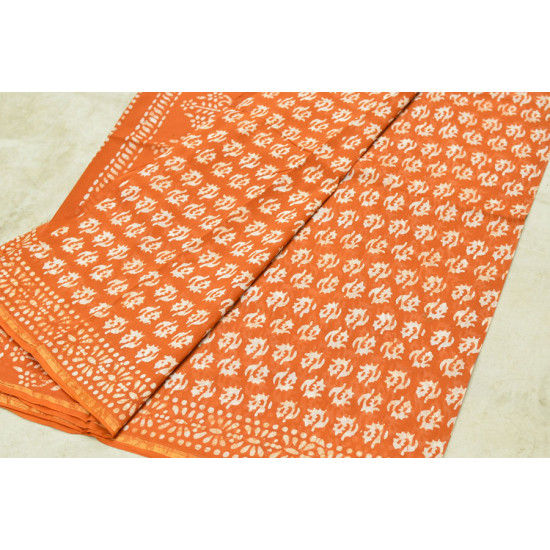 Chandni ✲ Handwoven Chanderi . Batik Saree ✲ 8