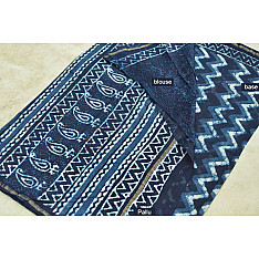 Chandni ✲ Handwoven Chanderi . Batik Saree ✲ 9
