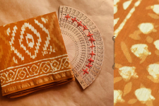 Chandni ✲ Handwoven Chanderi . Batik Saree ✲ 1