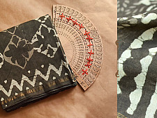 Chandni ✲ Handwoven Chanderi . Batik Saree ✲ 2