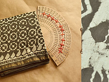 Chandni ✲ Handwoven Chanderi . Batik Saree ✲ 6