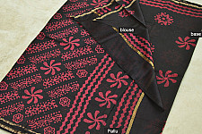 Chandni ✲ Handwoven Chanderi . Batik Saree ✲ 16