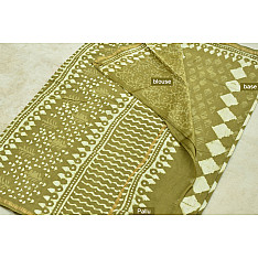Chandni ✲ Handwoven Chanderi . Batik Saree ✲ 19