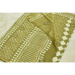 Chandni ✲ Handwoven Chanderi . Batik Saree ✲ 19