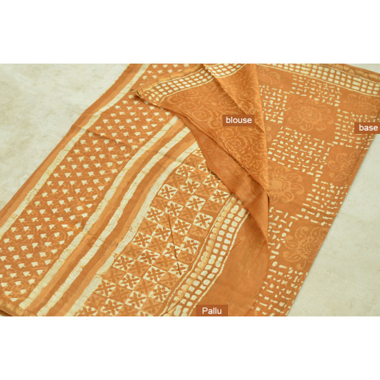 Chandni ✲ Handwoven Chanderi . Batik Saree ✲ 20