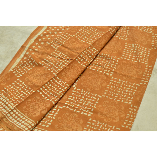 Chandni ✲ Handwoven Chanderi . Batik Saree ✲ 20