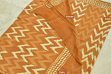 Chandni ✲ Handwoven Chanderi . Batik Saree ✲ 21