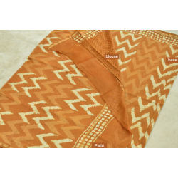 Chandni ✲ Handwoven Chanderi . Batik Saree ✲ 21