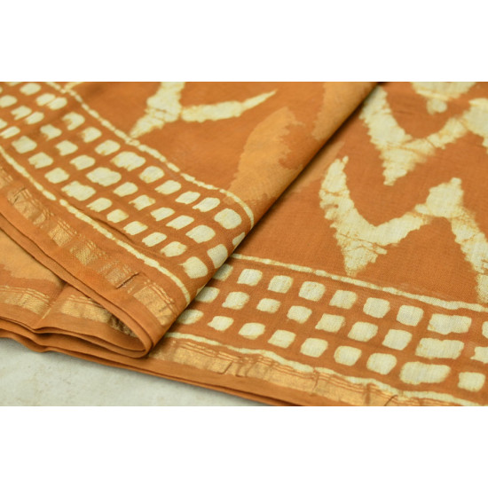 Chandni ✲ Handwoven Chanderi . Batik Saree ✲ 21