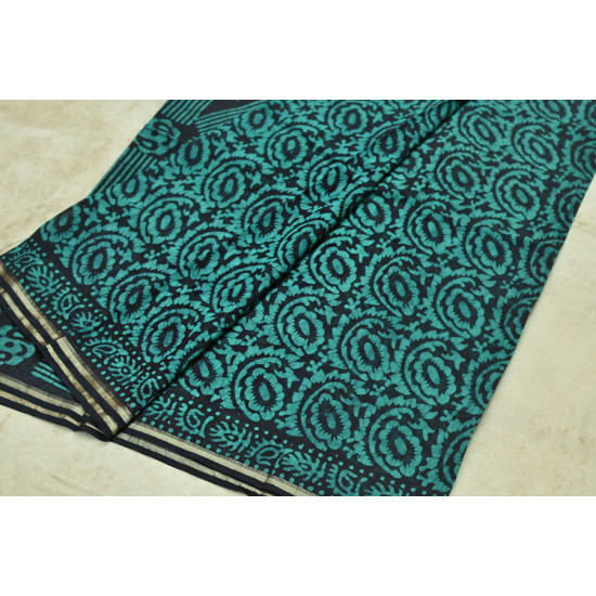 Chandni ✲ Handwoven Chanderi . Batik Saree ✲ 22