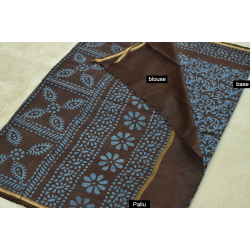 Chandni ✲ Handwoven Chanderi . Batik Saree ✲ 23