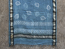 आबशार . Aabshaar ☘ Vegetable Color Chanderi Dupatta { 1 }