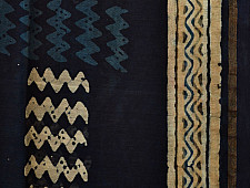 Indigo grounds ~ Batic Indigo * Chanderi Dupatta * 10 *