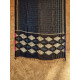 Indigo grounds ~ Batic Indigo * Chanderi  Dupatta * 3 *