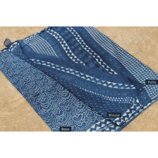 Revati  ❈ Indigo Saree ❈ 22