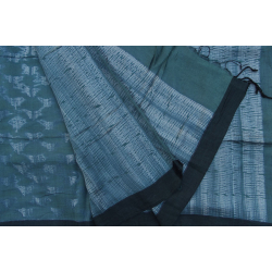 राधा | Radha ✥ Shibori Handwoven Saree ✥ 5