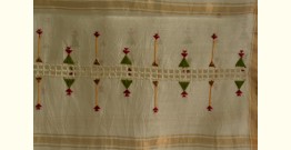 सूफियाना ~ Chanderi . Embroidered stoles { 6 }