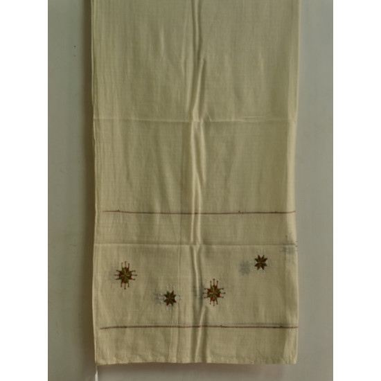 सूफियाना ~ Handloom Cotton . Embroidered dupatta { 9 }