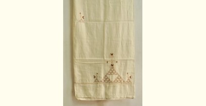 सूफियाना ~ Handloom Cotton . Embroidered dupatta { 11 }