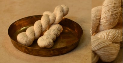 स्वराज ❇ Handspun . Cotton Yarn Grade B ❇ 14 { 250gm }