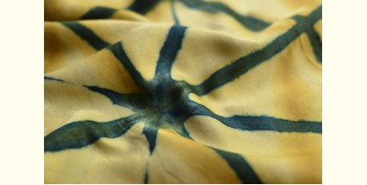 Clamp Dye . Natural Color Cotton Silk Fabric ~ 16 { Per meter }