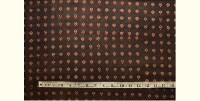 Ajrakh . Natural Color Cotton Fabric ~ 25 { Per meter }
