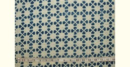 Ajrakh . Natural Color Cotton Fabric ~ 31 { Per meter }