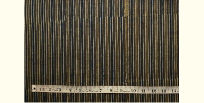 Ajrakh . Natural Color Cotton Fabric ~ 34 { Per meter }