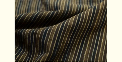 Ajrakh . Natural Color Cotton Fabric ~ 34 { Per meter }