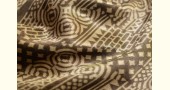 Ajrakh Natural Color Mashru Fabric ~ 13 { Per meter }