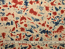 Clamp Dye . Natural Color Cotton Fabric ~ 19 { Per meter }