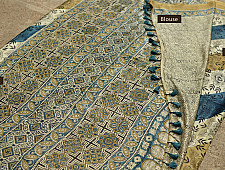 उत्सव  ◈ Gajji Silk . Ajrakh saree ◈ 10