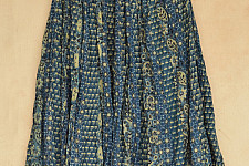 Flowers in a River ~ Ajrakh Cotton Skirt { Long }