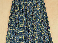 Flowers in a River ~ Ajrakh Cotton Skirt { Long }
