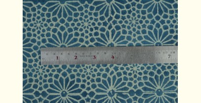 Ajrakh Natural Color Cotton Fabric * F { Per Meter }