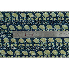 Ajrakh Natural Color Cotton Fabric * M { Per Meter }