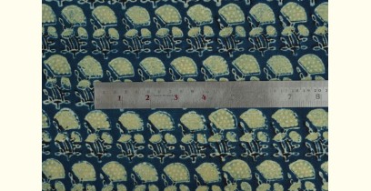 Ajrakh Natural Color Cotton Fabric * M { Per Meter }