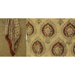 The trails to flowerbeds  ~ Vegetable colors Ajrakh dupatta ~ 1