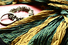 Flowers in a River ~ Ajrakh Cotton Skirt