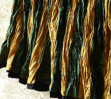 Flowers in a River ~ Ajrakh Cotton Skirt