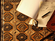 A finite infinity...Kalamkari Natural color Durri ( 2 X 6 ) ❧ F