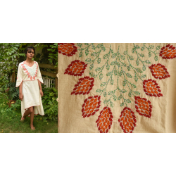 Aranya ♣ Kantha Embroidered . hand spun Handloom ♣ Cotton Dress ♣ 1