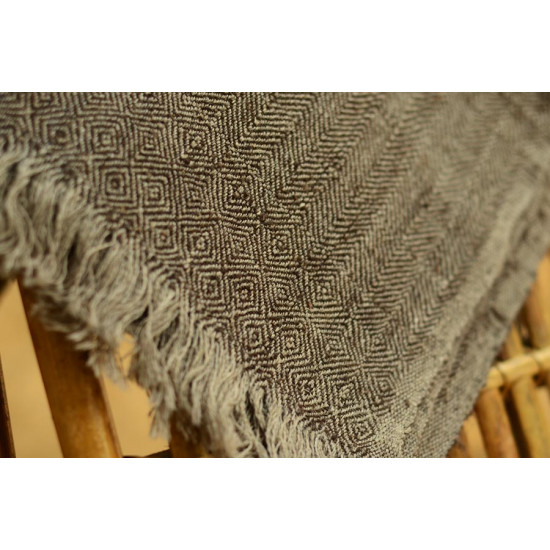 Cashmere Cloud ~ Yak wool Shawl ( Handwoven)