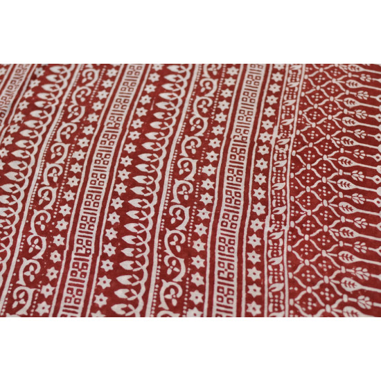 Samāyukta ✻ Jawariya . Block Printed . Cotton Saree ✻ 11