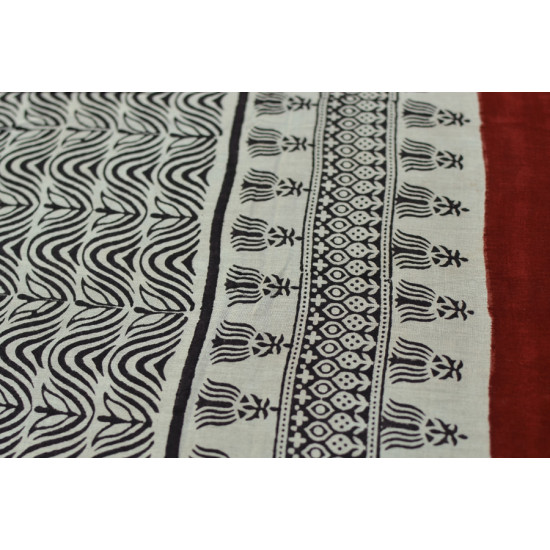 Samāyukta ✻ Jawariya . Block Printed . Cotton Saree ✻ 13